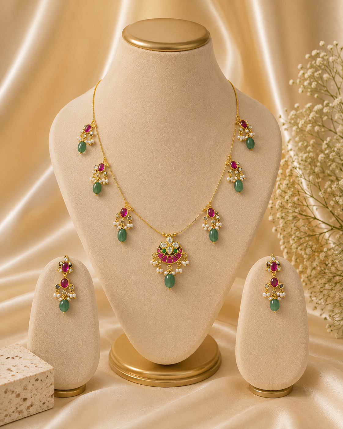 Multi color  Delicate Necklace