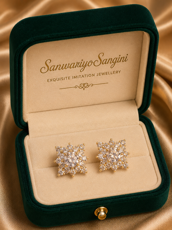Maharani Sparkle Stud Earrings
