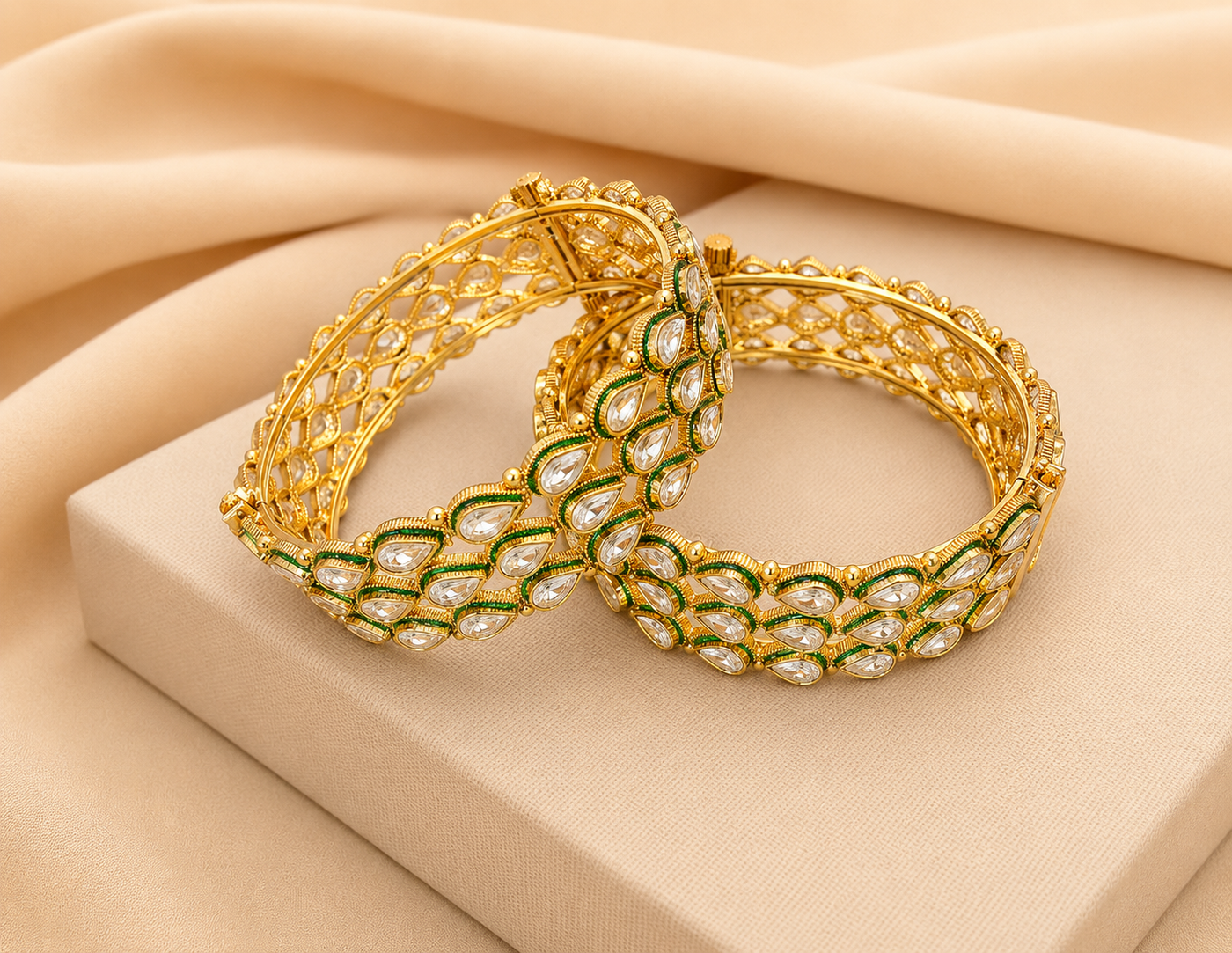 Luxury Kundan Bangles