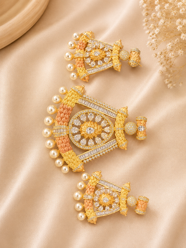 Royal Jharokha Pearl Drops
